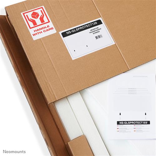 PANNELLO IN VETRO RESISTENTE 158CM PER PROTEZIONE AREA LAVORO