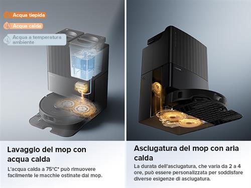 Roborock Qrevo Edge 5V1 0,325 L Nero