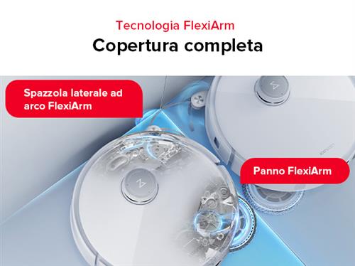 Roborock Qrevo Curv robot aspirapolvere e lavapavimenti Bianco