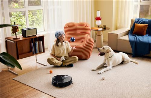 Roborock Qrevo Slim robot aspirapolvere e lavapavimenti Nero