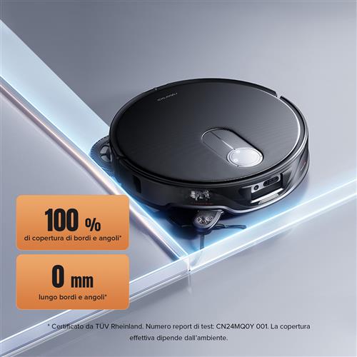 Roborock Qrevo Slim robot aspirapolvere e lavapavimenti Nero