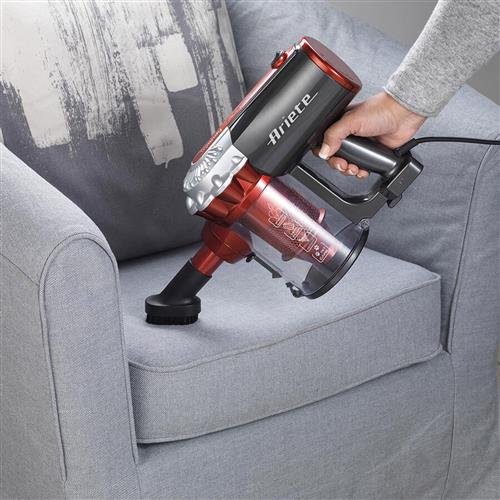 Ariete 2761 Handy Force - Scopa Elettrica con filo - Aspirapolvere Aspirabriciole - Tecnologia ciclonica senza sacco - Tubo telescopico - Filtro Hepa