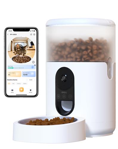 SMART PET FEEDER 4L. DISTRIBUTO DI CIBO PER ANIMALI CON TELECAME