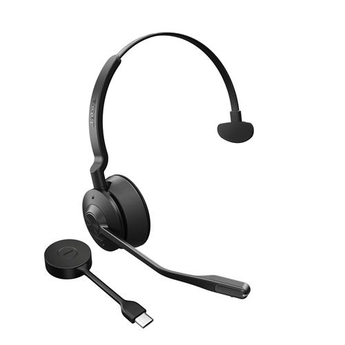 Jabra 9553-430-111 cuffia e auricolare Wireless A Padiglione Ufficio Nero, Titanio