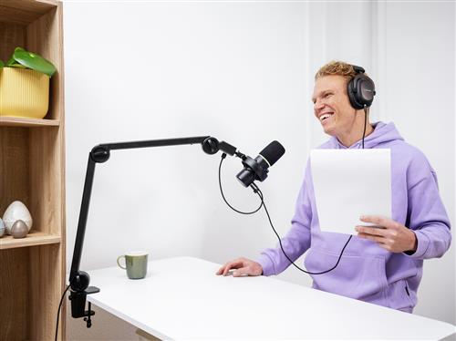 Trust GXT 255+ Onyx Nero Microfono per PC