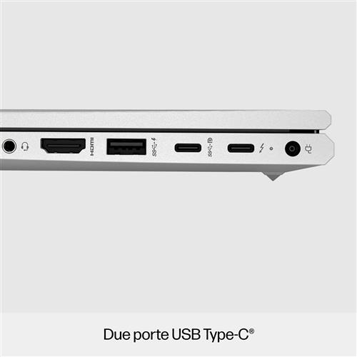 HP EliteBook 640 14 G10 Intel Core i7 i7-1355U Computer portatile 35,6 cm (14) Full HD 16 GB DDR4-SDRAM 512 GB SSD Wi-Fi 6E (802.11ax) Windows 11 Pro Argento