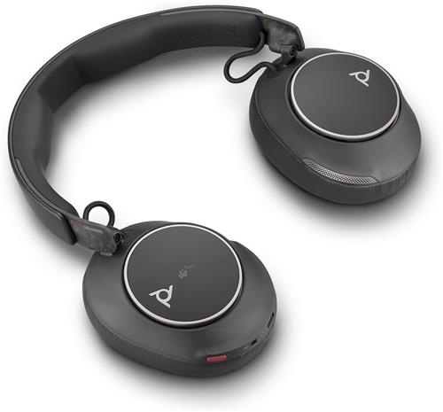 POLY Voyager Surround 80 UC Microsoft Teams Certified USB-C Headset +USB-C/A Adapter Auricolare Wireless A Padiglione Musica/Giornaliera USB tipo-C Bluetooth Nero