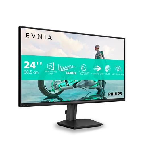 24IN EVNIA IPS 1920X1080 16:9 1000:1 1MS 144HZ HDMI DP