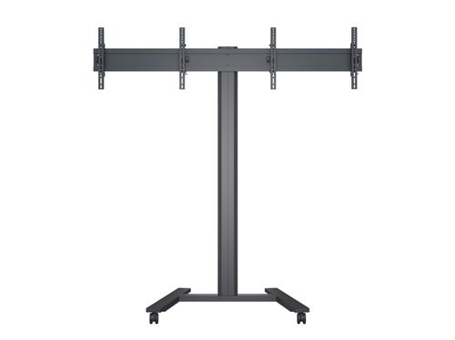 2X1 DUAL MONITOR CART 40-60IN
