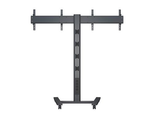 2X1 DUAL MONITOR CART 40-60IN