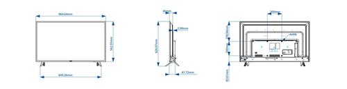 Philips 43HFL4014/12 TV Hospitality 109,2 cm (43