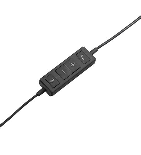 Logitech H570e Auricolare Cablato A Padiglione Ufficio USB tipo A Nero