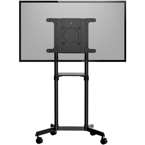 CARRELLO PORTA TV CON RUOTE PER schermi VESA 37-70 con ripiano