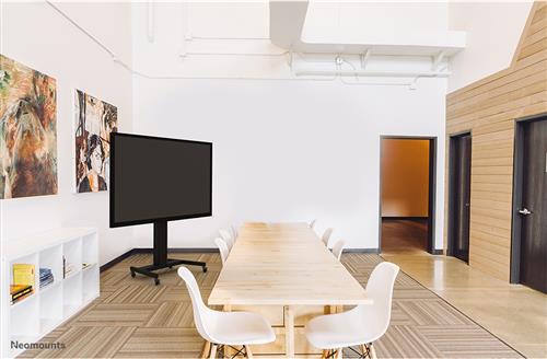 CARRELLO PORTATILE PER SCHERMI FINO A 100IN MOTORIZZATO - NERO