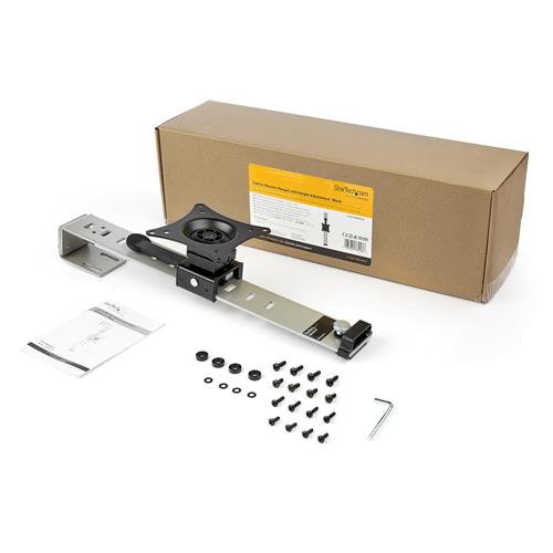 CUBICLE MONITOR MOUNT FOR UP TO 34IN MONITORS - MICRO-ADJUSTMENT