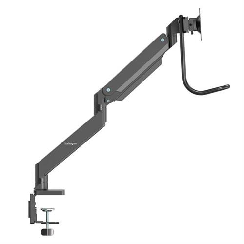 DESK MOUNT DUAL MONITOR ARM SYNCED HEIGHT HEAVY DUTY