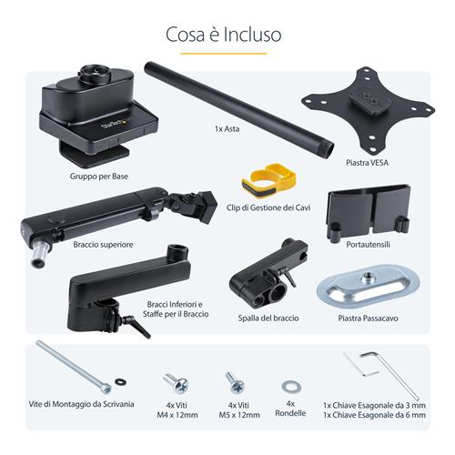 DESK MOUNT MONITOR ARM ARTICULATING - 2X USB 3.0