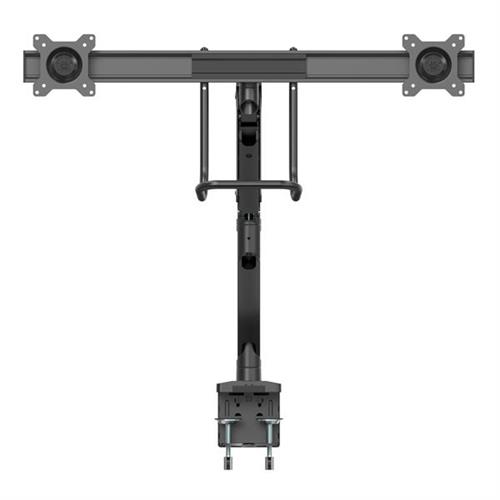 DUAL MONITOR ARM HEAVY DUTY - SYNCED HEIGHT