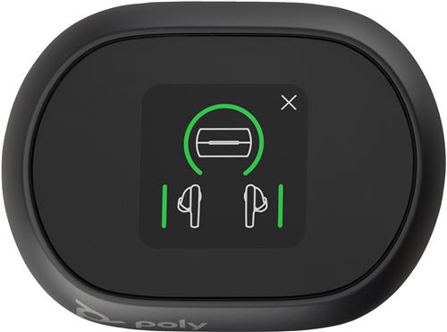 POLY Voyager Free 60+ UC M Carbon Black Earbuds +BT700 USB-C Adapter +Touchscreen Charge Case Auricolare Wireless In-ear Musica e Chiamate USB tipo-C Bluetooth Nero