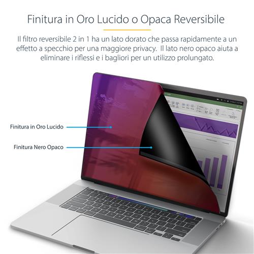 FILTRO PRIVACY PER MACBOOK PRO 21/23 Schermo Privacy 14IN Oro