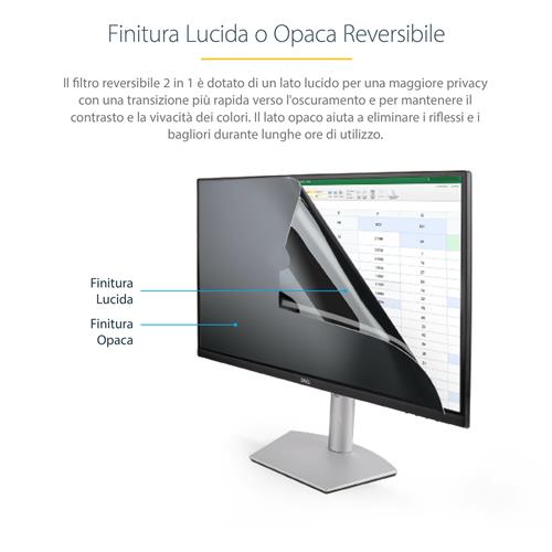 FILTRO PRIVACY PER MONITOR 22IN Pellicola protettiva 22IN 16:9