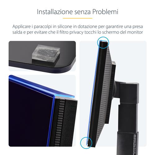 FILTRO PRIVACY PER MONITOR 23.8IN A sospensione acrilico