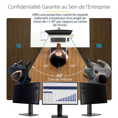FILTRO PRIVACY PER MONITOR 24IN A sospensione acrilico