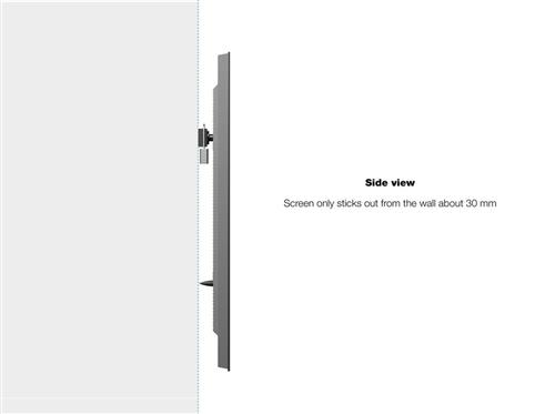 FIXED BRACKET ANTI-THEFT SYSTEM UP TO 32IN