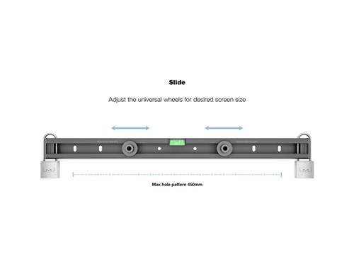 FIXED BRACKET ANTI-THEFT SYSTEM UP TO 32IN