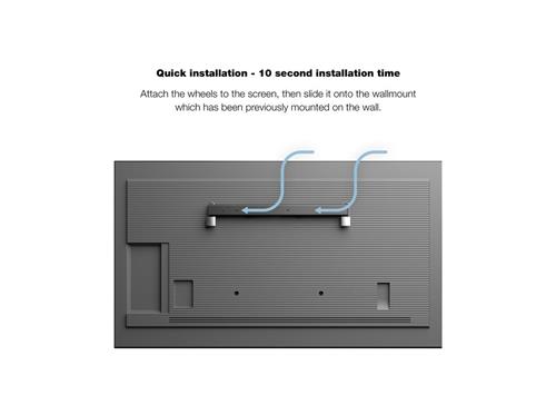 FIXED BRACKET ANTI-THEFT SYSTEM UP TO 32IN