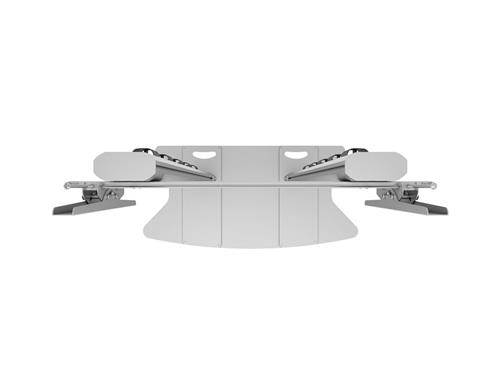 FLOOR LAMP H 210VESA 800X600-CAPACITY 125KG- SILVER