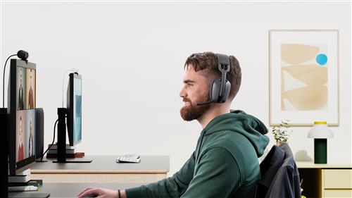 Logitech Zone Vibe Auricolare Wireless A Padiglione Musica e Chiamate Bluetooth Grafite