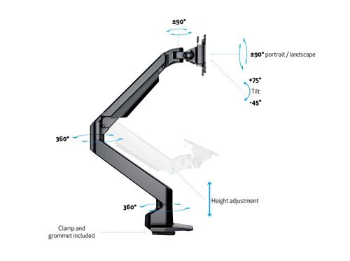 GAS-ARM 3 SNOOOSE - CLAMP BLACK .