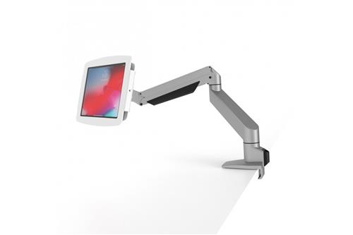 IPAD 10.2IN SPACE ENCLOSURE Articulating Arm Mount - White