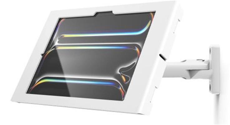 IPAD PRO M4 11IN (2024) APEX Enclosure Swing Wall Mount White
