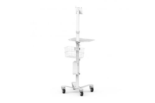 KEYBOARD TRAY FOR MEDICAL Rolling Cart - White