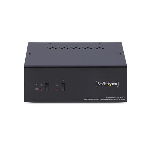 KVM A 2 PORTE DISPLAYPORT + HDM 2x USB 5Gbps 4K 60Hz Hotkey