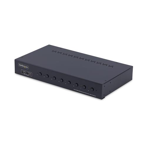 KVM SWITCH HDMI A 8 PORTE 4k 60Hz con kit Rack da 1U