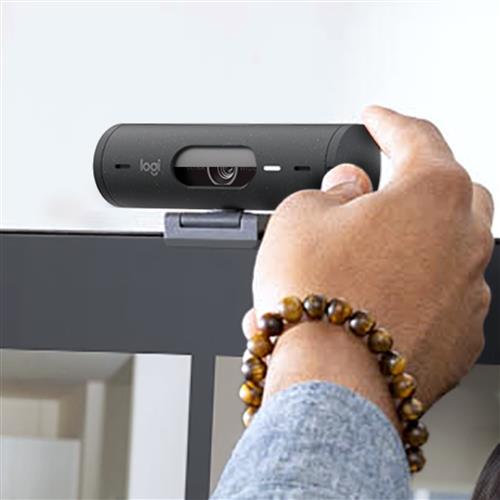 Logitech Brio 500 webcam 4 MP 1920 x 1080 Pixel USB-C Grafite