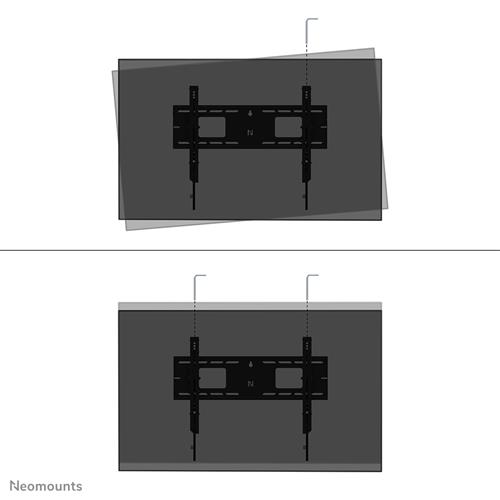 LEVEL-750 WALL MOUNT XL 125KG TILTABLE TILT GUARD CONNECTABLE