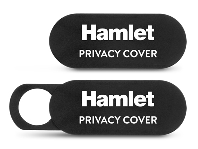 Hamlet HWCAMCV4 accessorio per webcam Copertura di protezione per privacy Nero