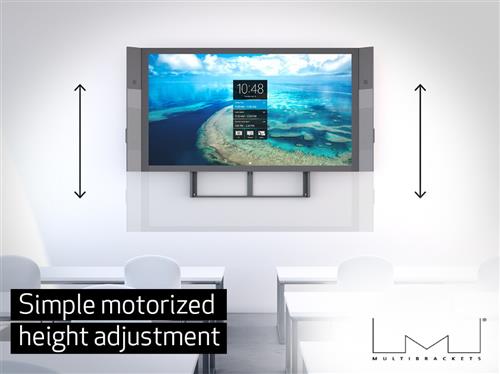 M MOTORIZED WALLMOUNT PRO 160 KG WHITE SD