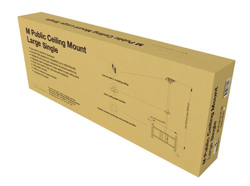M PUBLIC CEILINGMOUNT LARGE SINGLE WHITE 3000