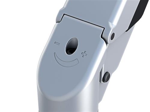 M VESA GAS LIFT ARM SINGLE SILV .