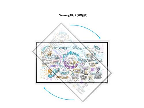 M VESA WALLMOUNT FLIP 200/300/400 WHITE