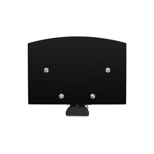 MENSOLA DA PARETE PER A/V 2 Ripiani in Vetro Sotto TV