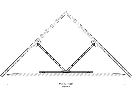 MULTI JOINT ANGLE BRACKET VESA 600X400