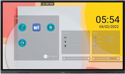 PN-L652B 65 IN 4K READING WRITING 400 CD/M2 16:7 3840 X 21