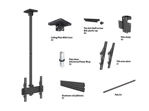 PRO VESA 400X400 CEILING KIT
