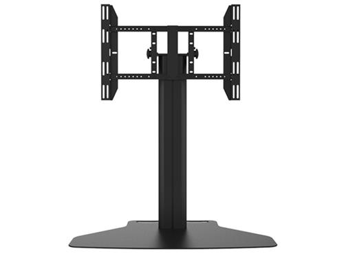 PUBLIC DISPLAY STAND 110 TILT + TABLE FLIGHT CASE BLACK